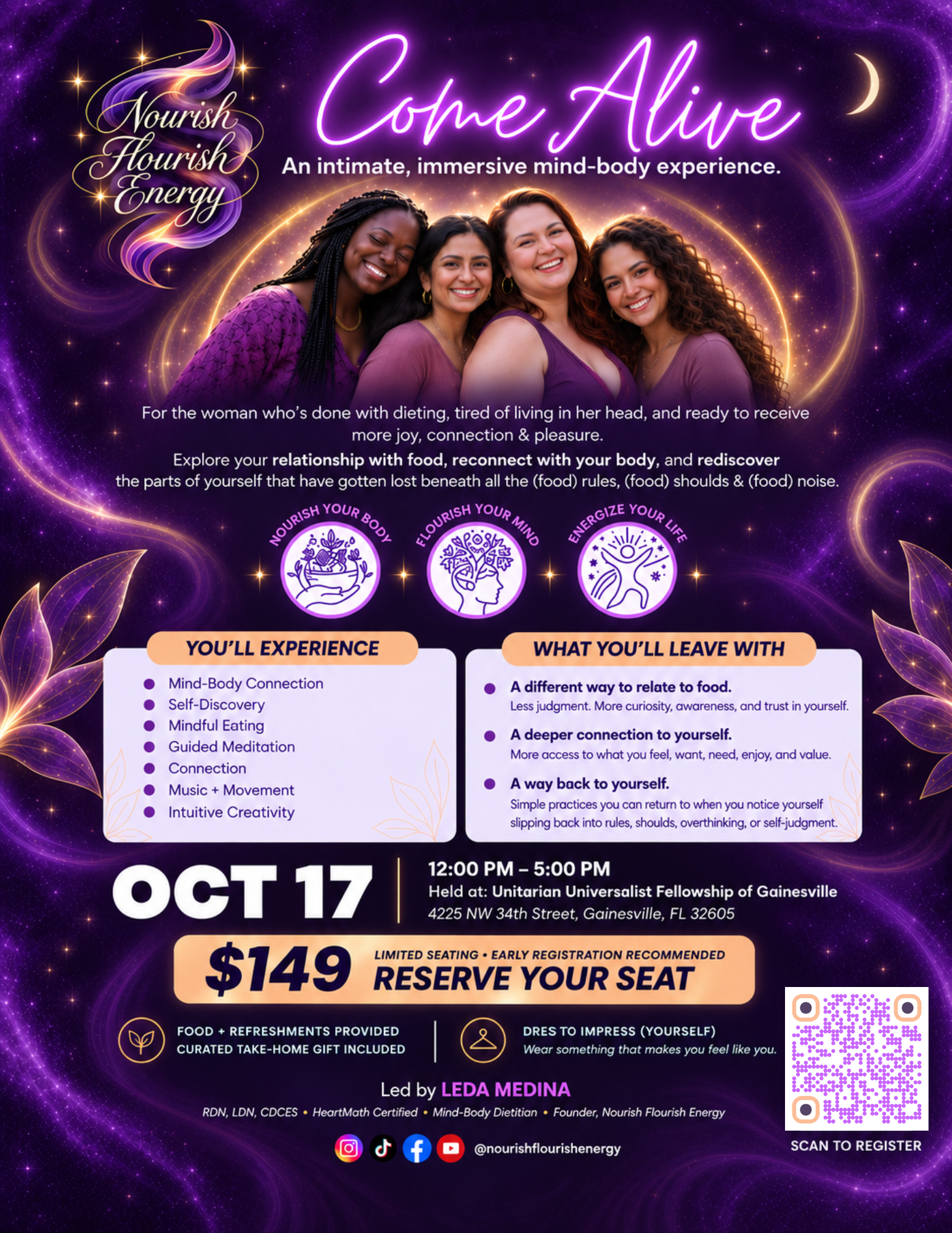 Poster for Come Alive: An Immersive Mind-Body Experience