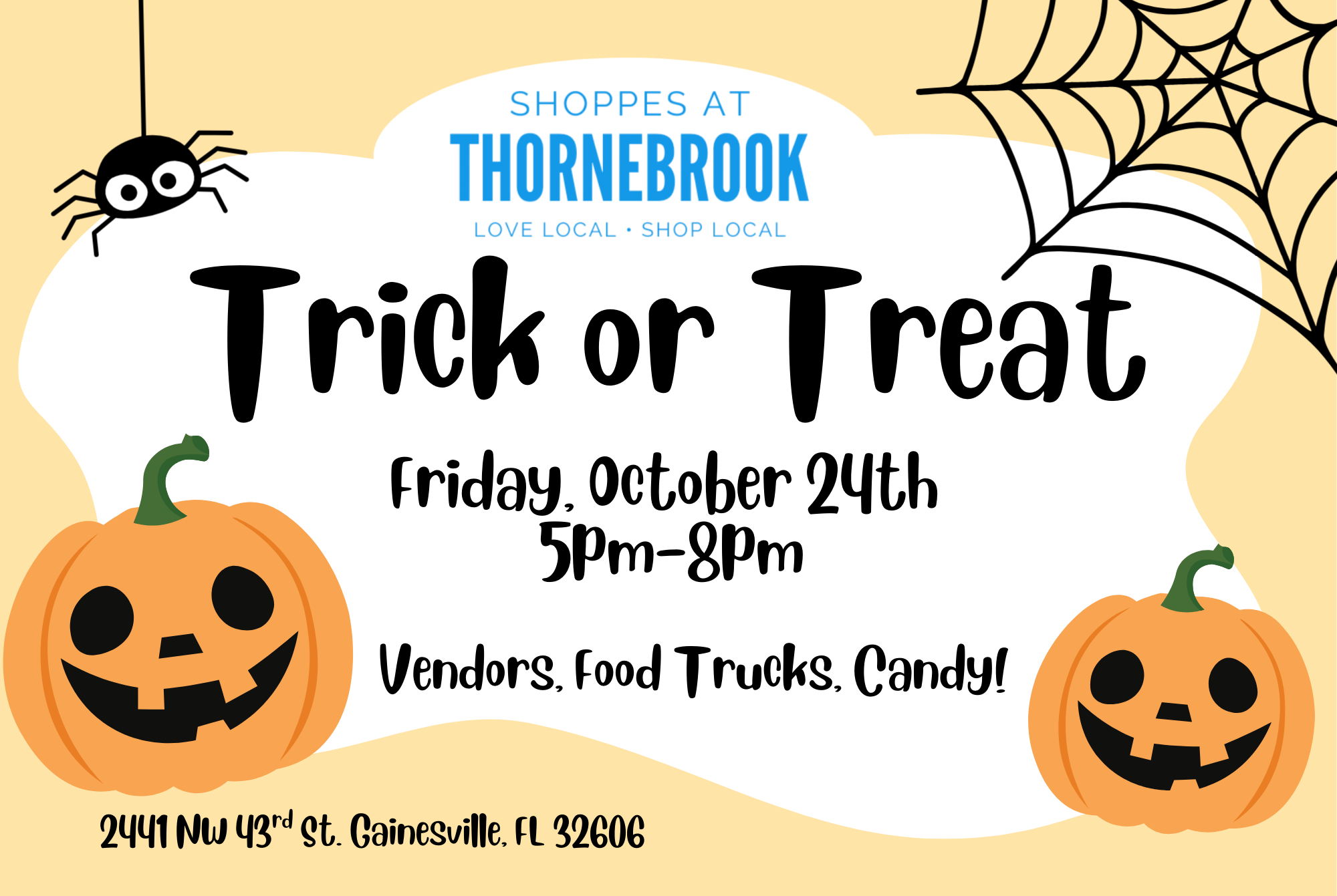 trick or treat at thornebrook