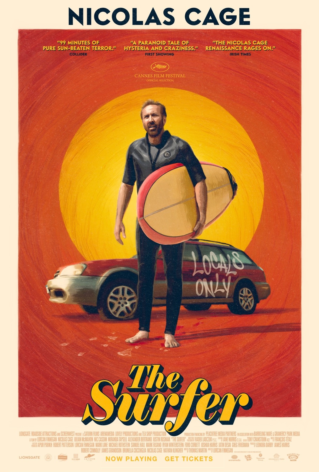 movie poster for The Surfer