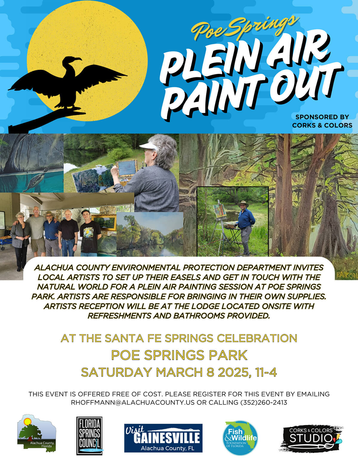 Poe Springs Plein Air Paint Out at Poe Springs Park