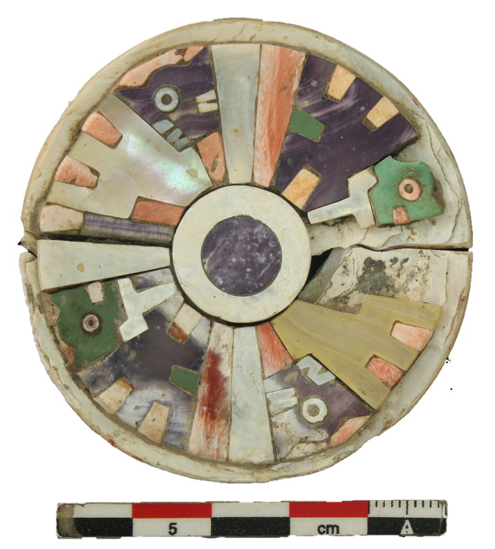 circular archeological artifact