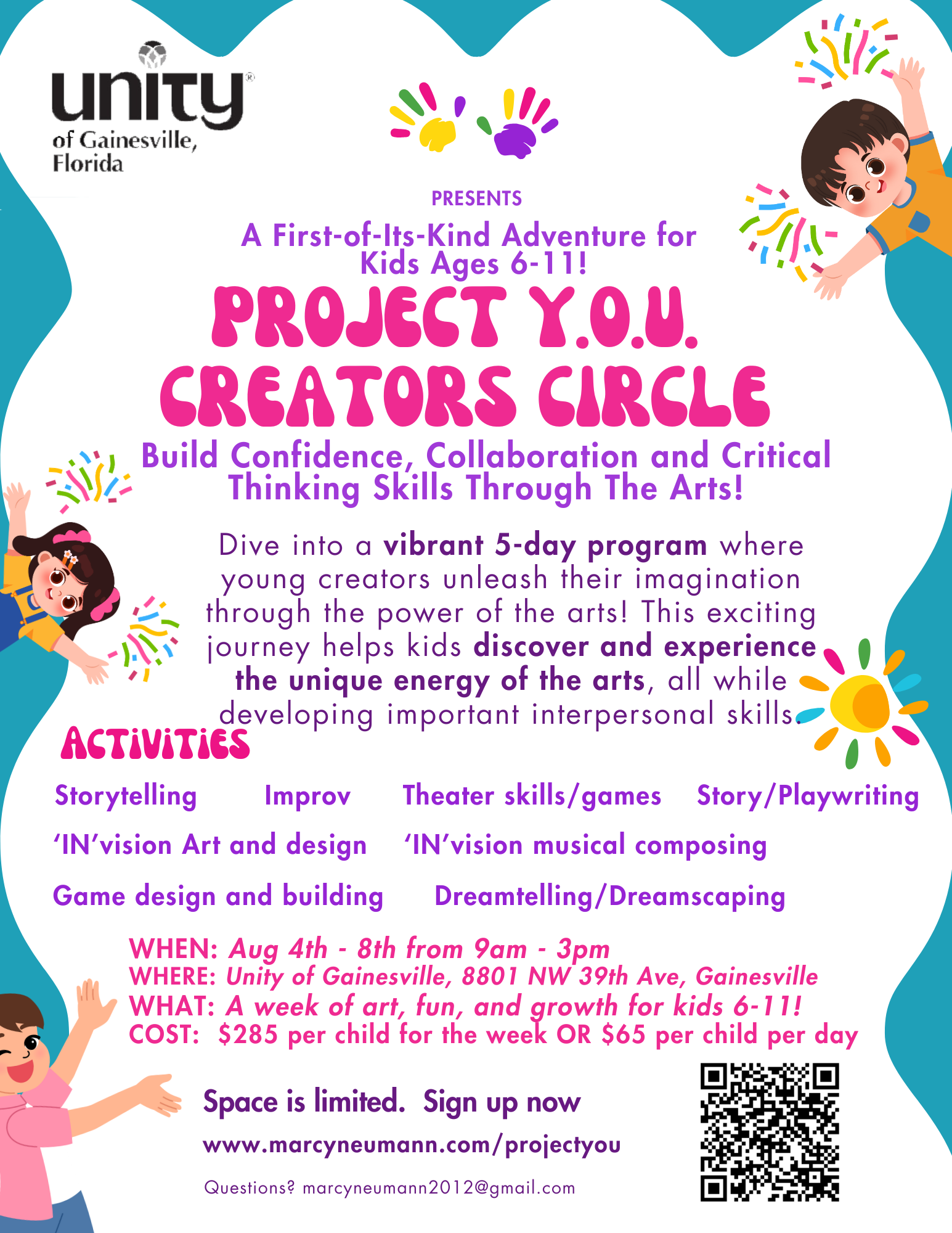 flyer for Project Y.O.U. Creators Circle