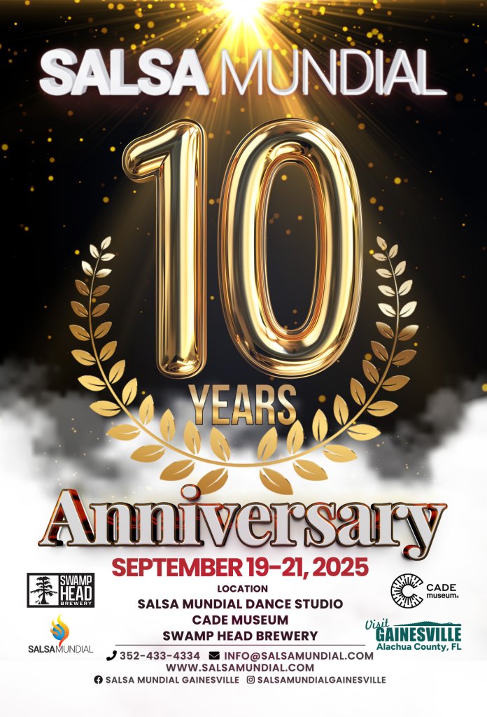 Salsa Mundial Hosts Three Days of Celebrations for its 10th Anniversary, September 19-21
