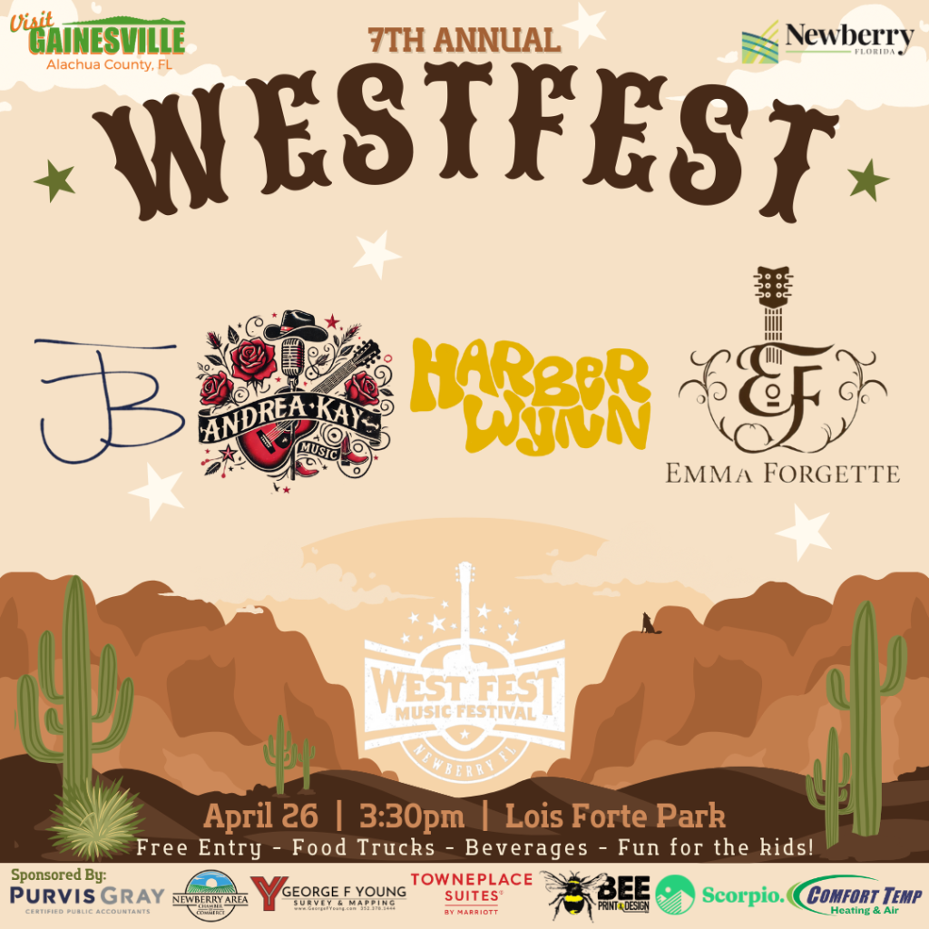 west fest music festival flyer