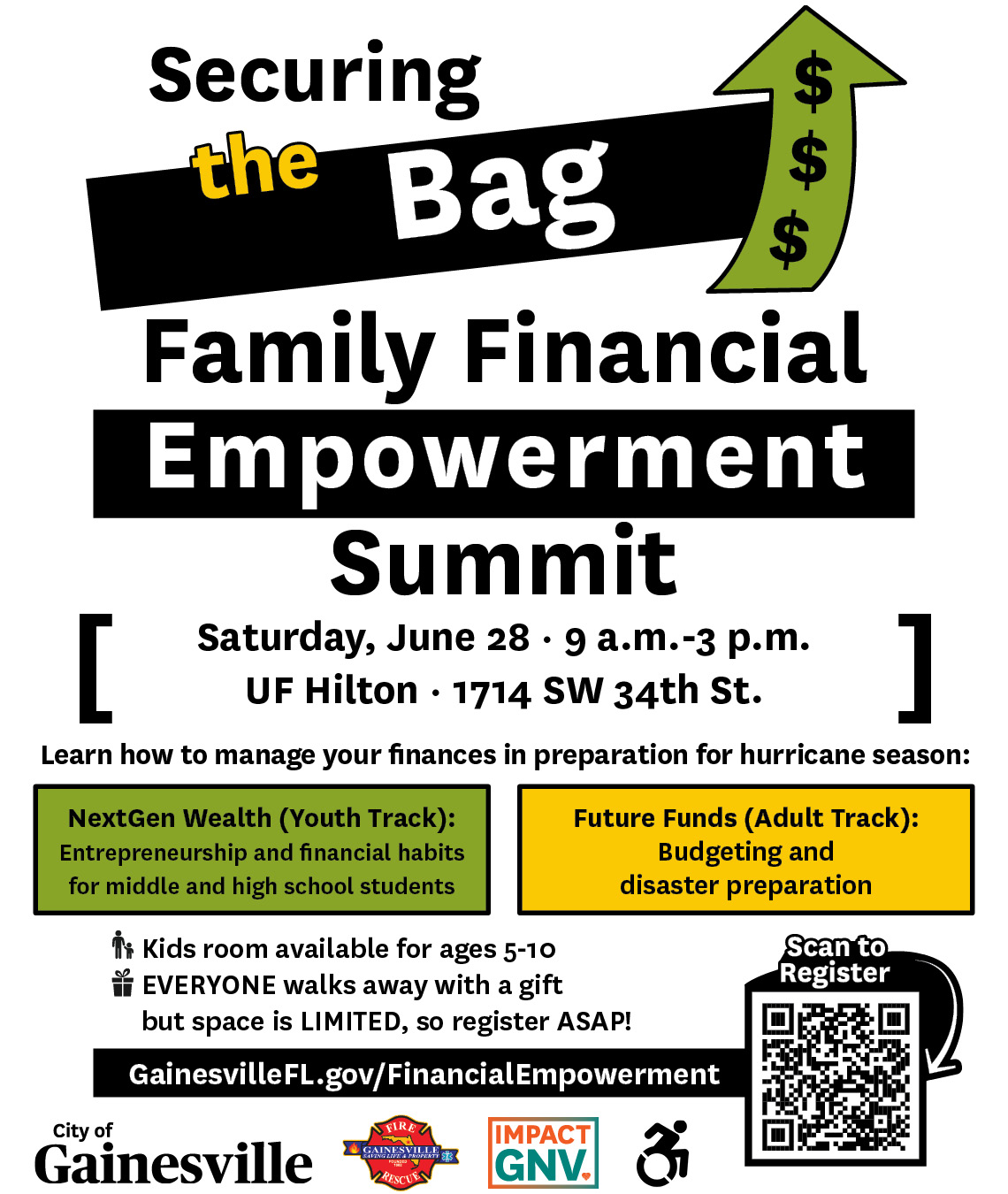 event poster for the family financial empowerment summit