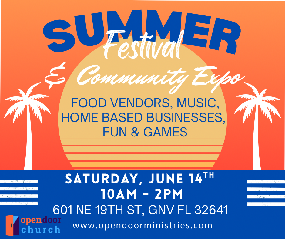 summer festival flyer