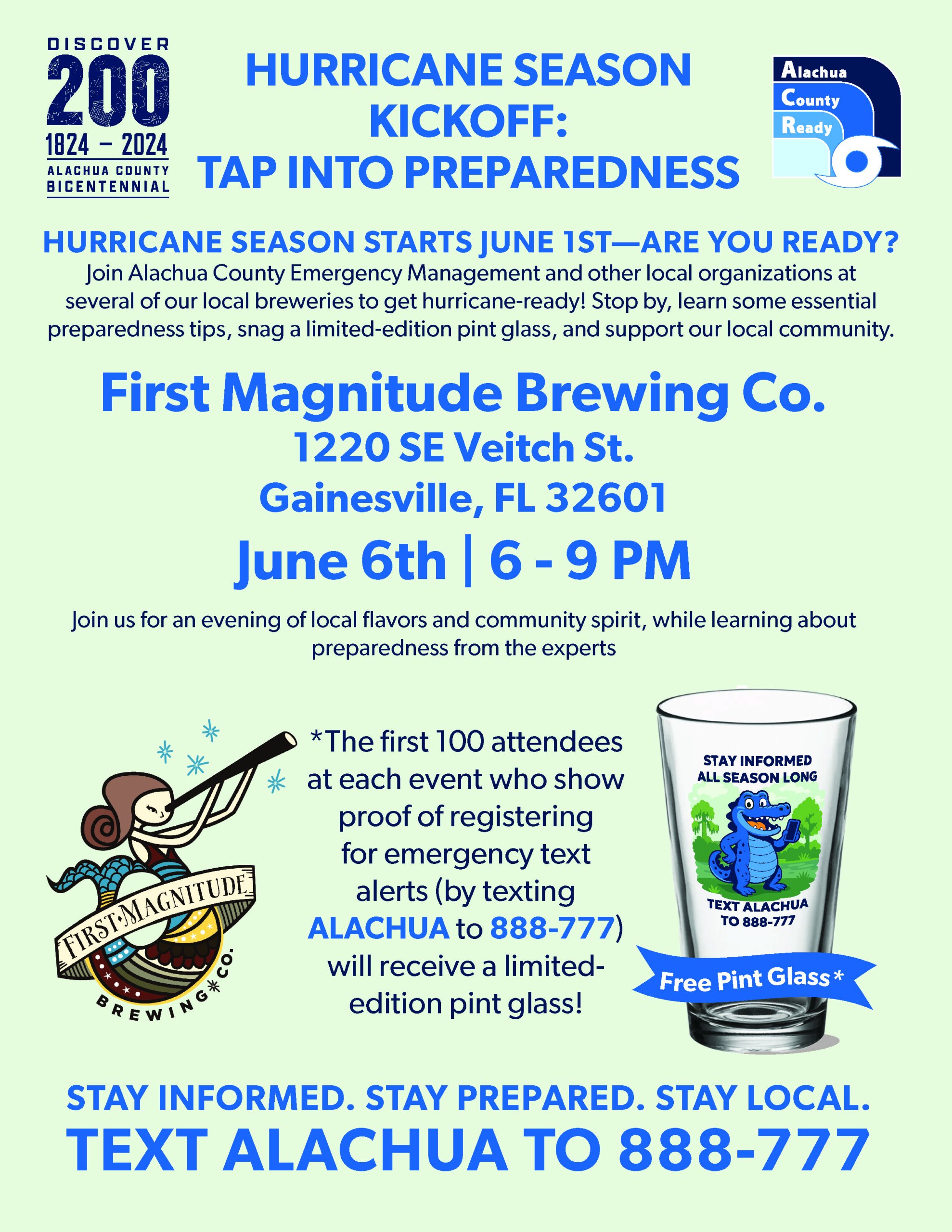 Tap into Preparedness First Magnitude Poster
