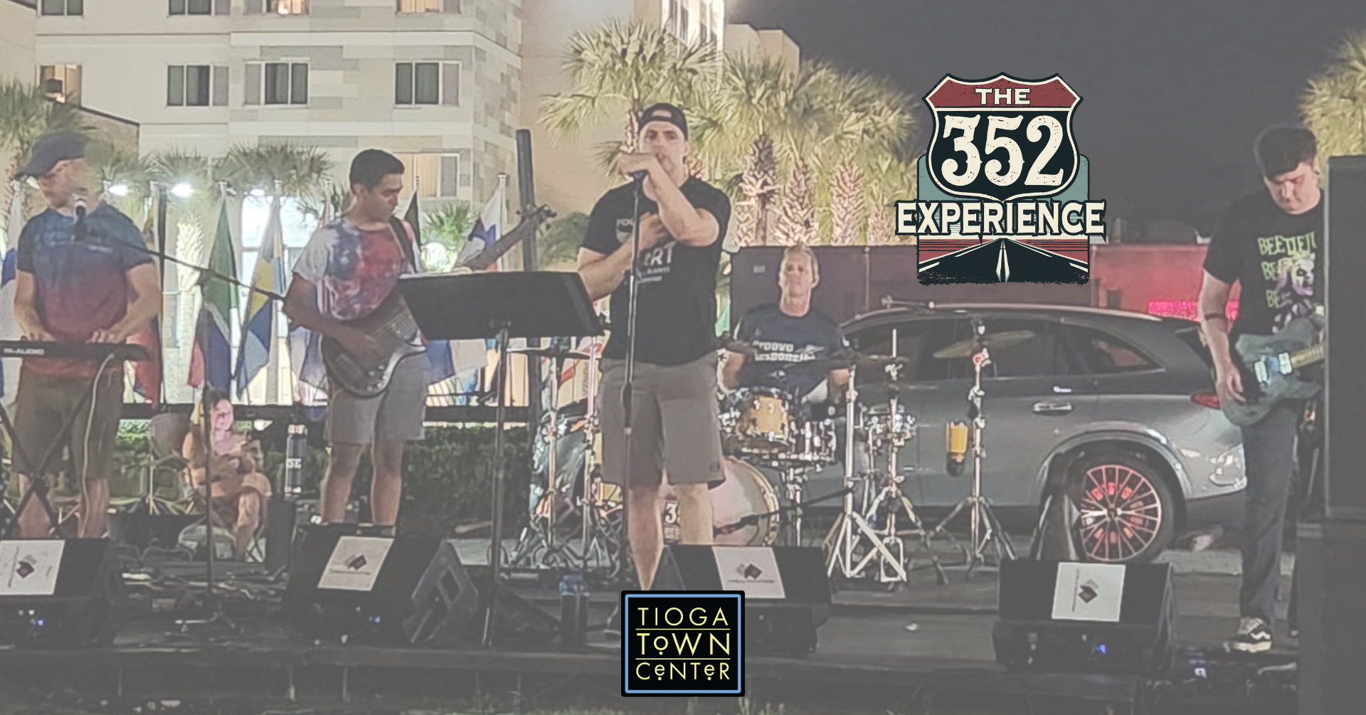 The 352 Experience band on stage