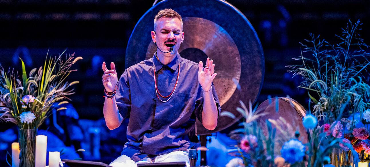 Poster for Davin Youngs – “The Reset” Immersive Sound Experience at the Phillips Center