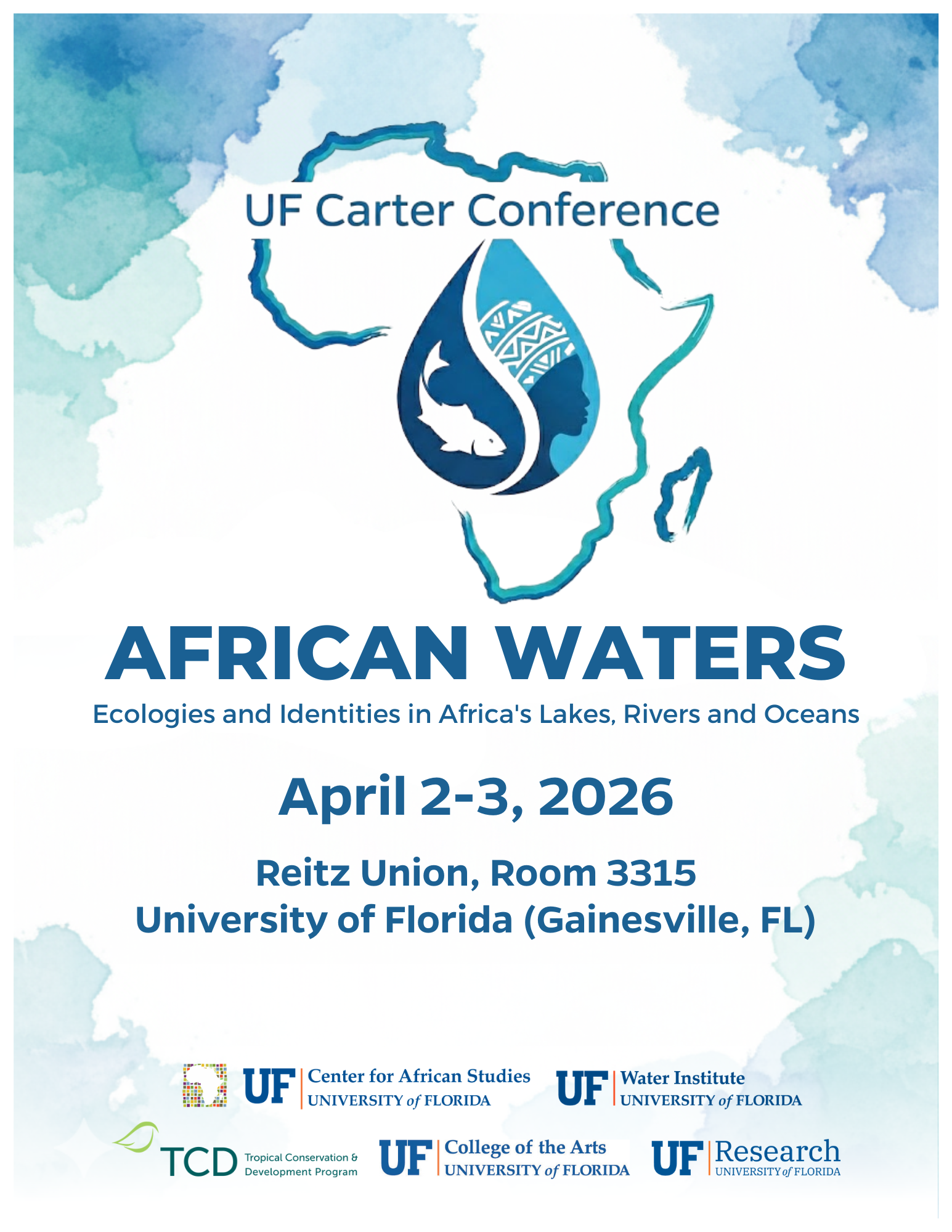 African Waters: Ecologies and Identities in Africa’s Lakes, Rivers and Oceans April 2nd-3rd 2026 | Reitz Union 3315