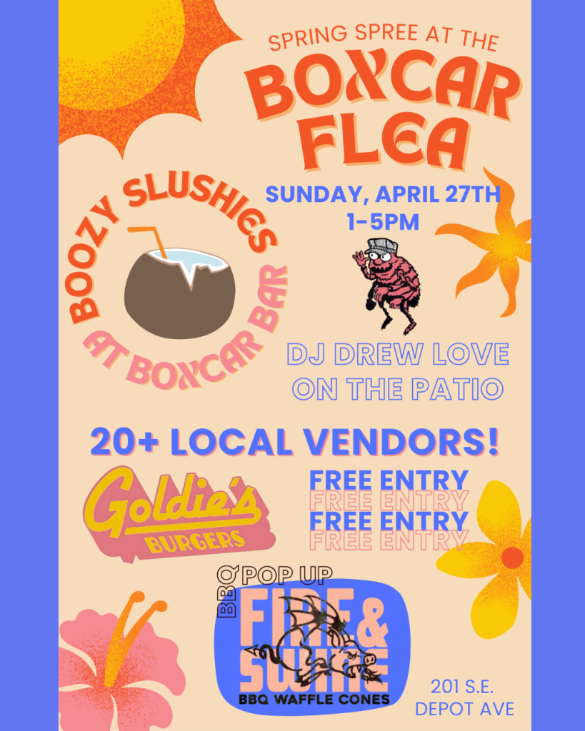 boxcar flea poster