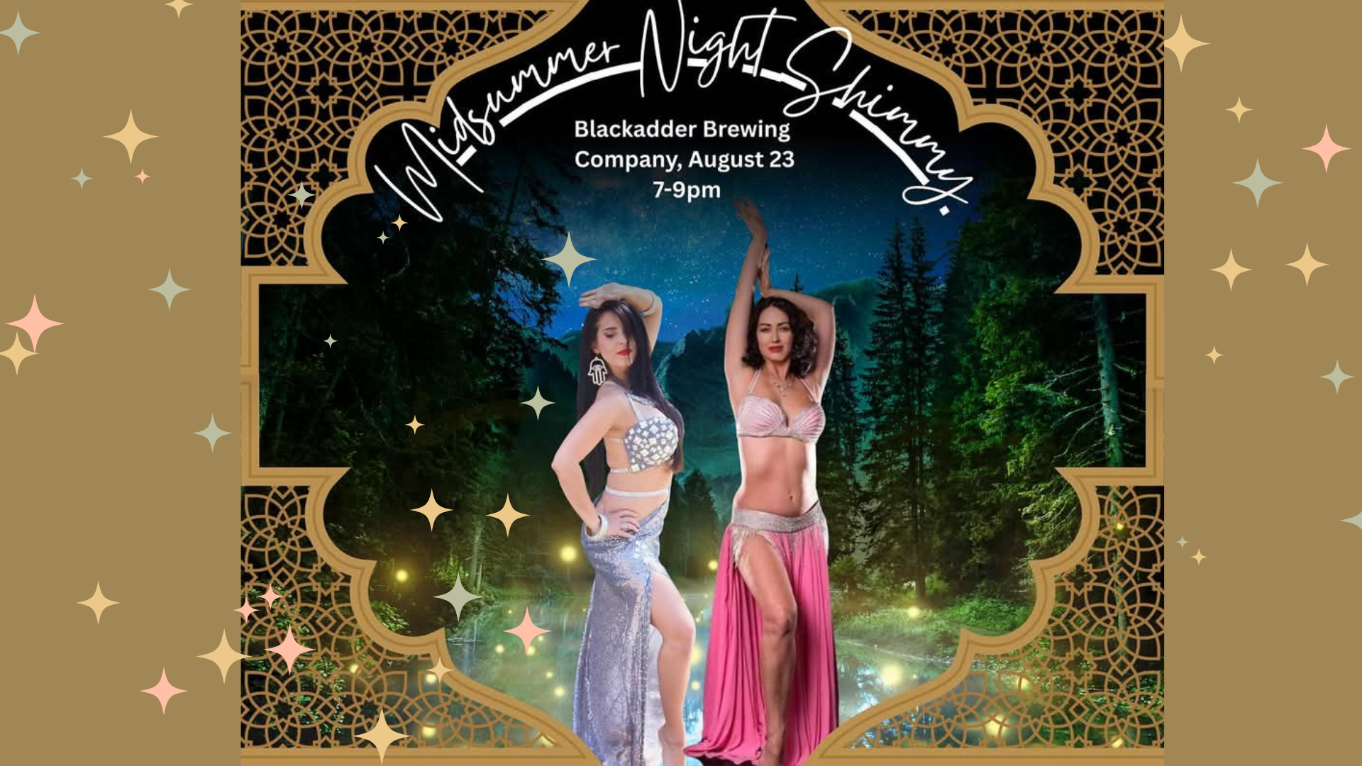midsummer night shimmy flyer