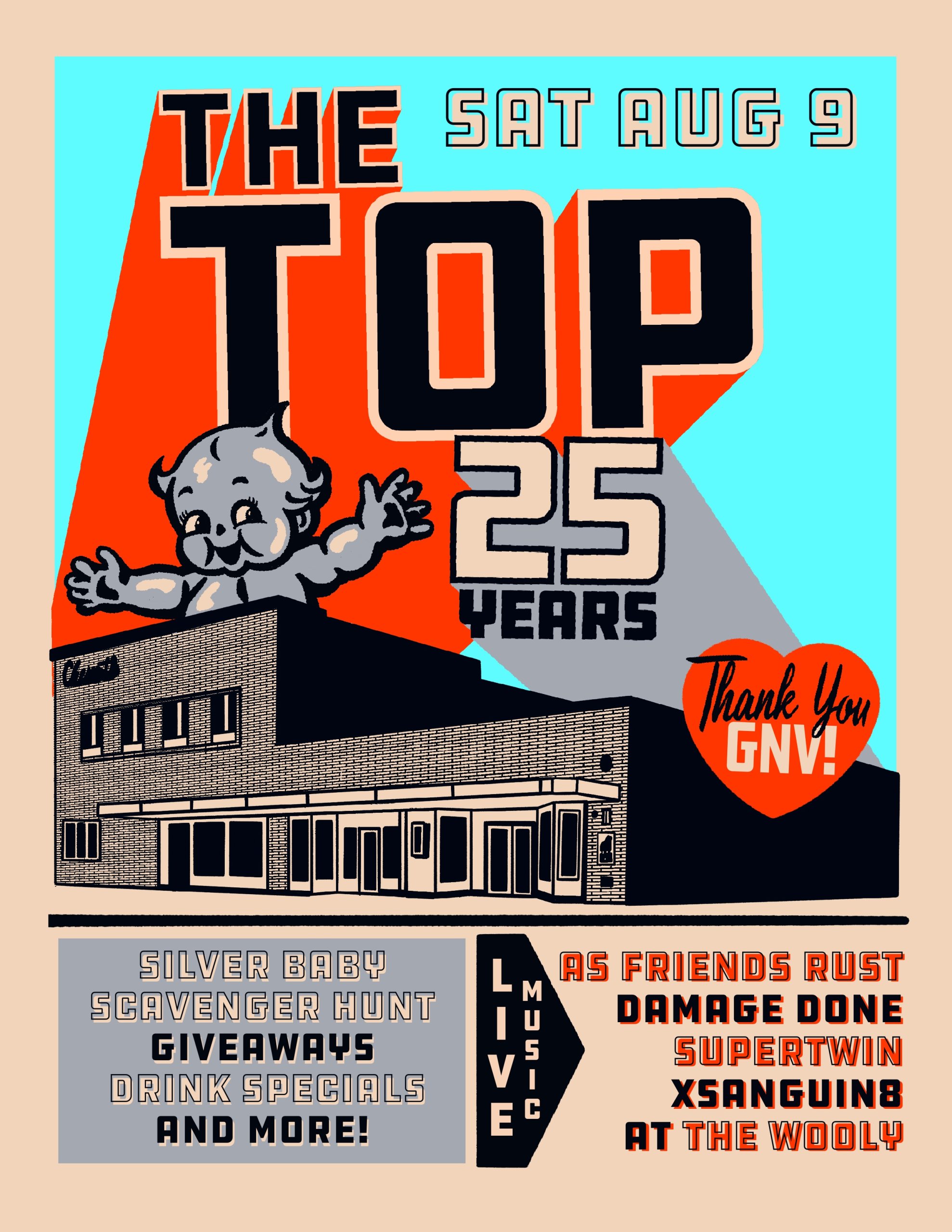 the top turns 25