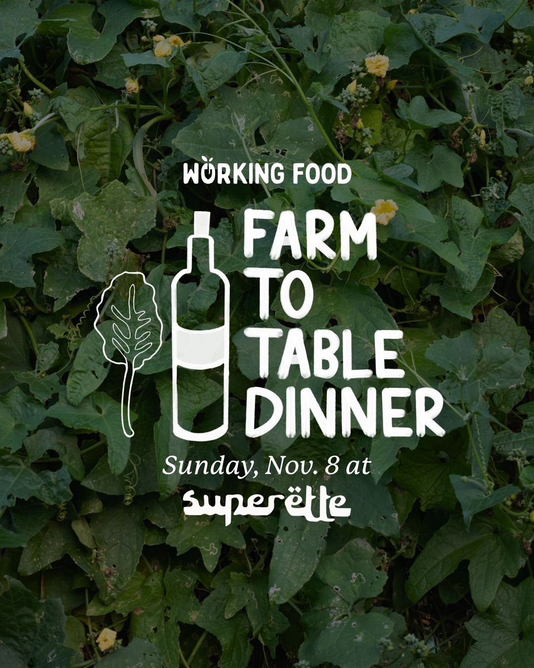 Poster for Autumn Harvest Farm-to-Table Dinner