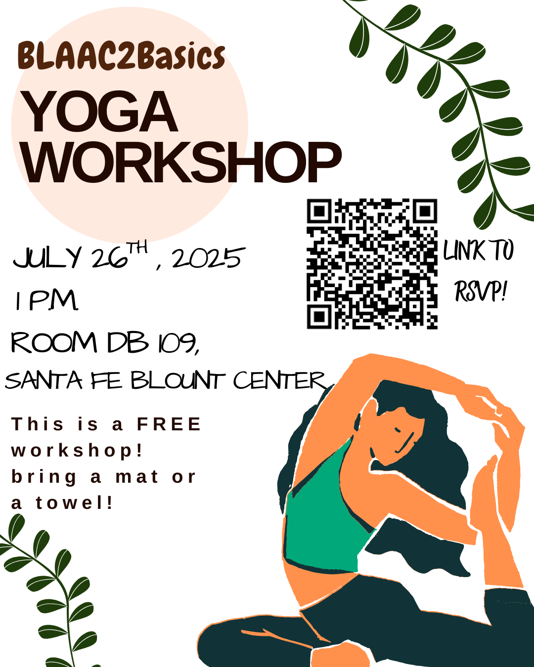 yoga workshop flyer