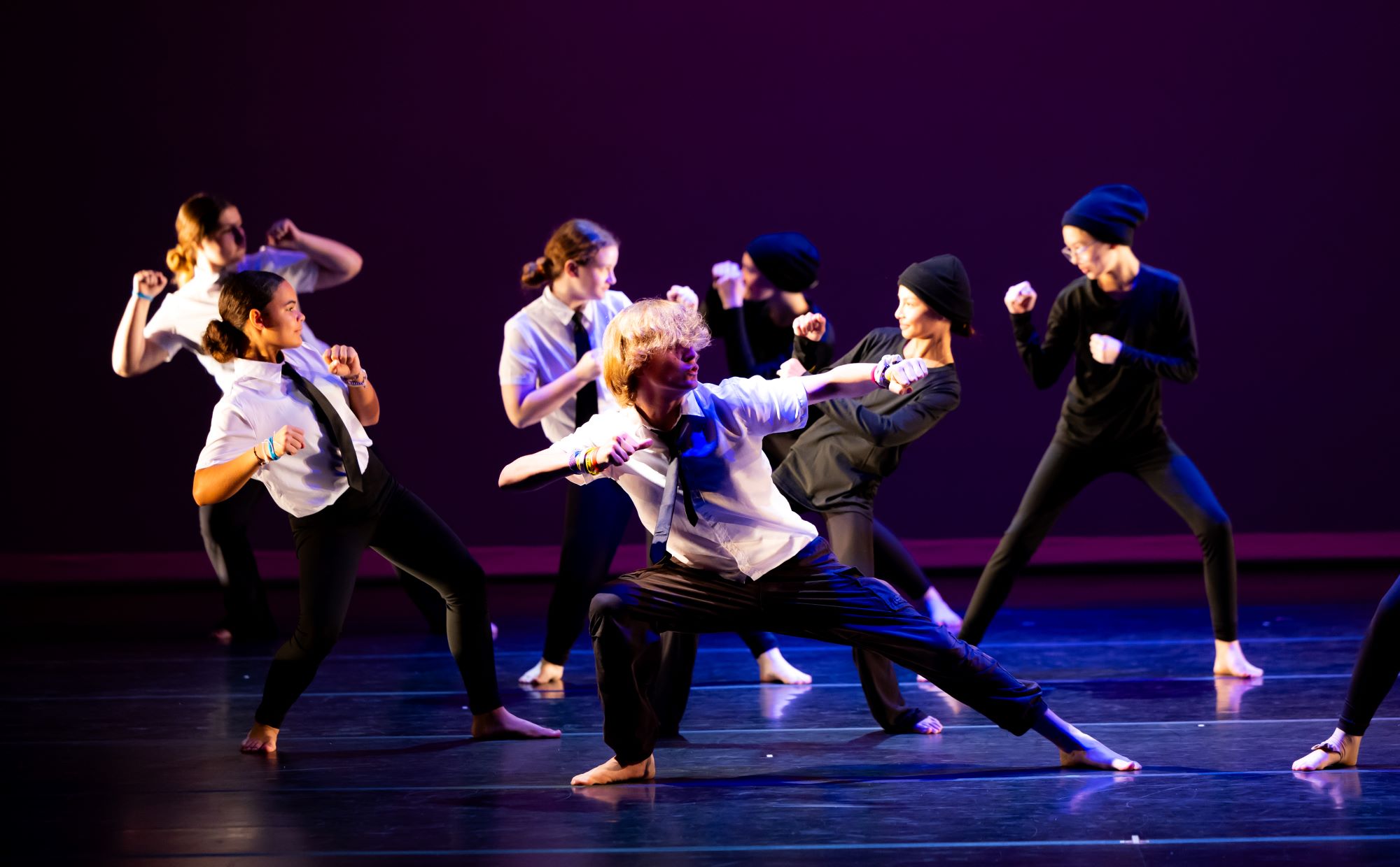 people dancing on stage