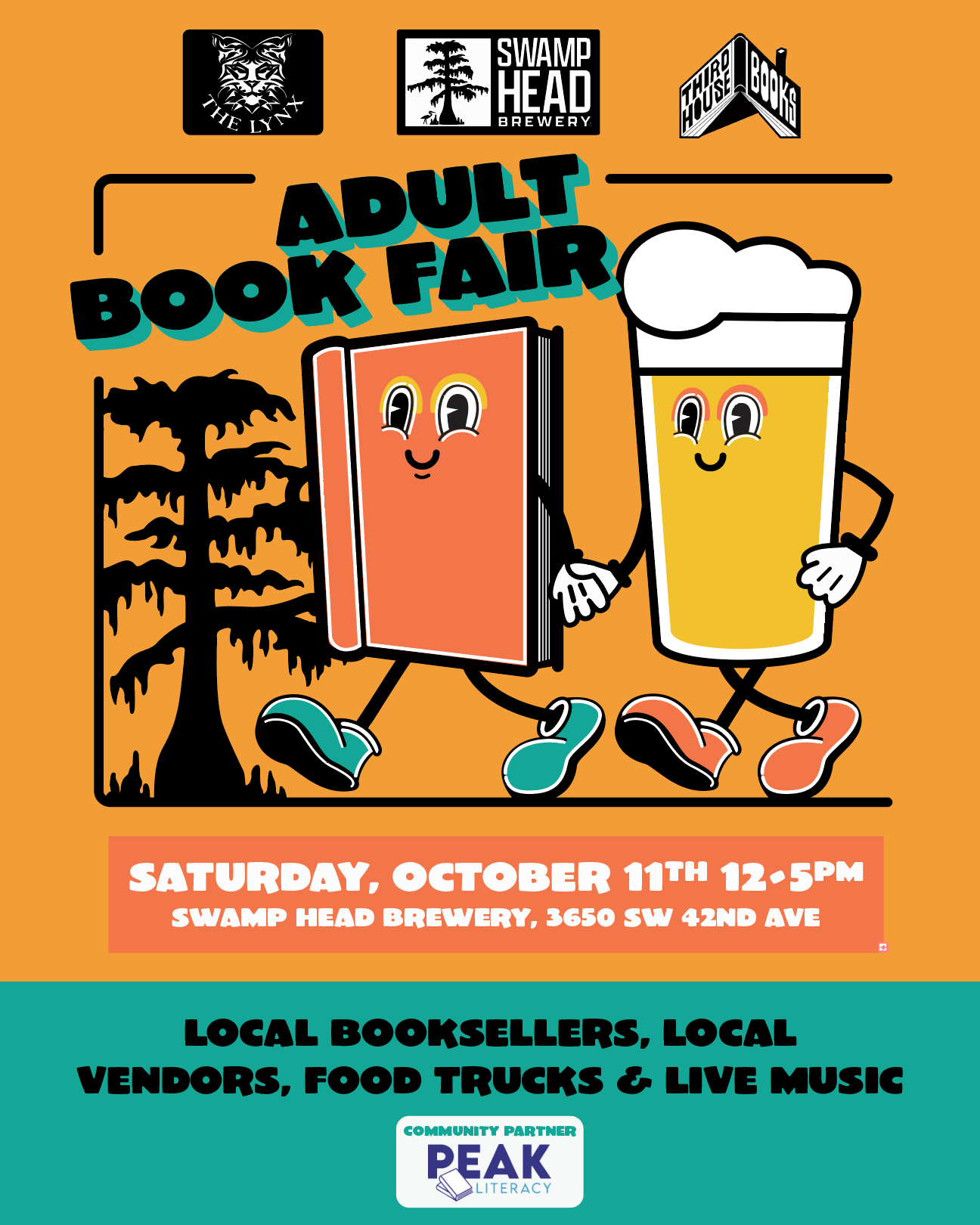 swamp head brewery adult book fair