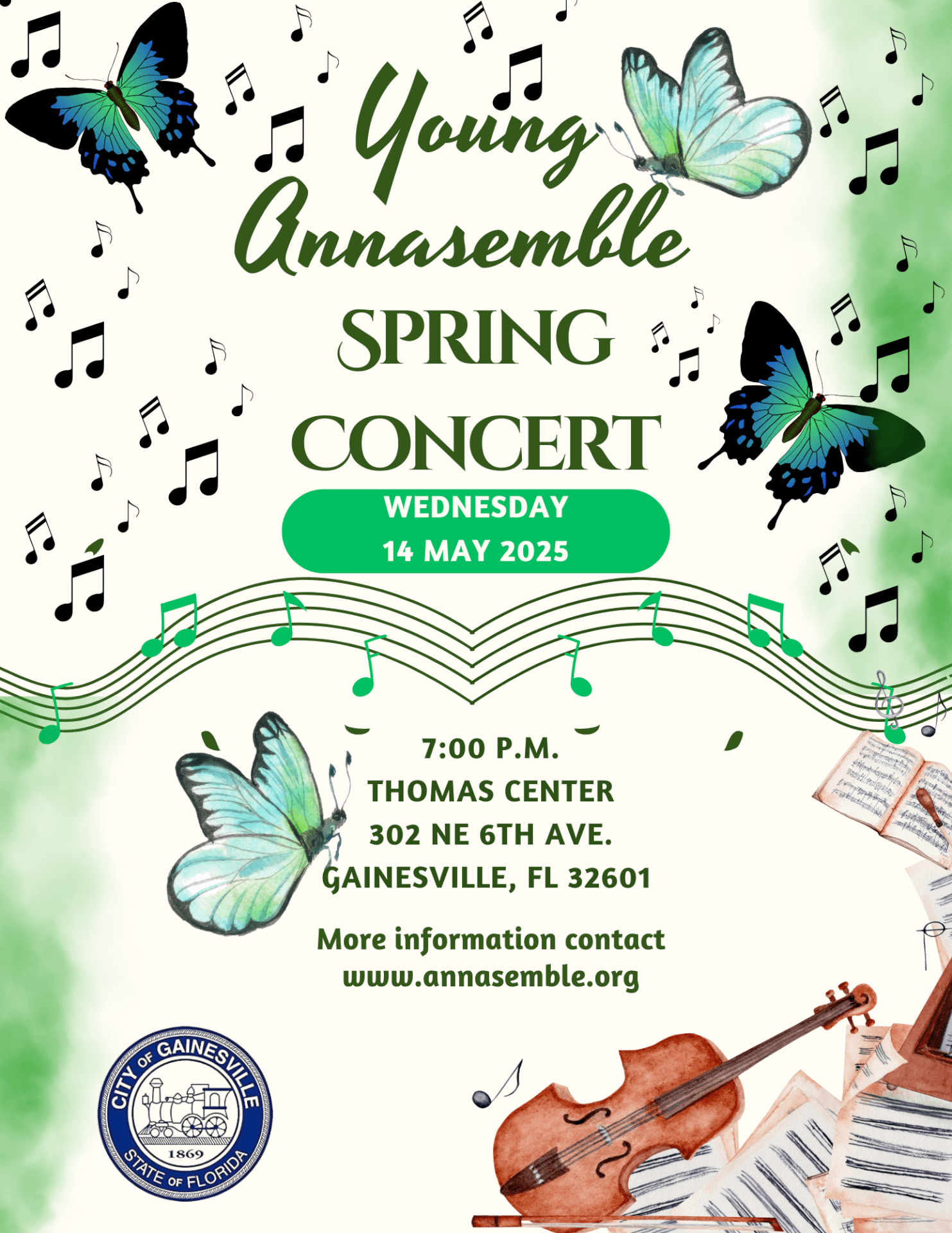 annasemble concert poster
