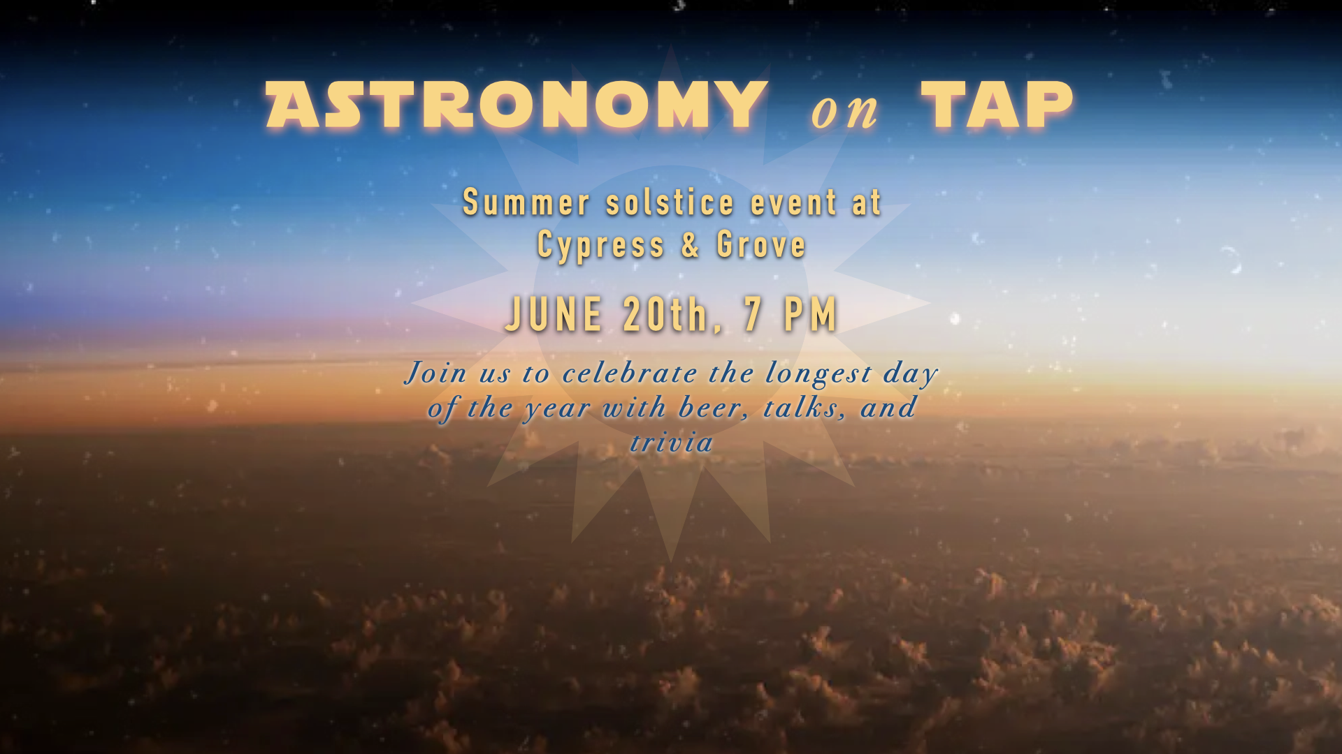 astronomy on tap