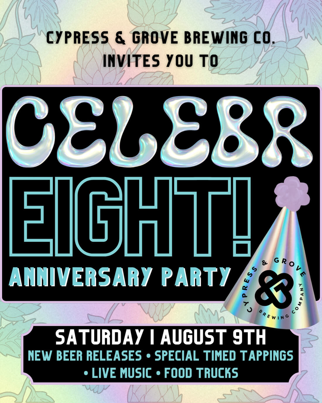 cypress and grove celebrate eight flyer