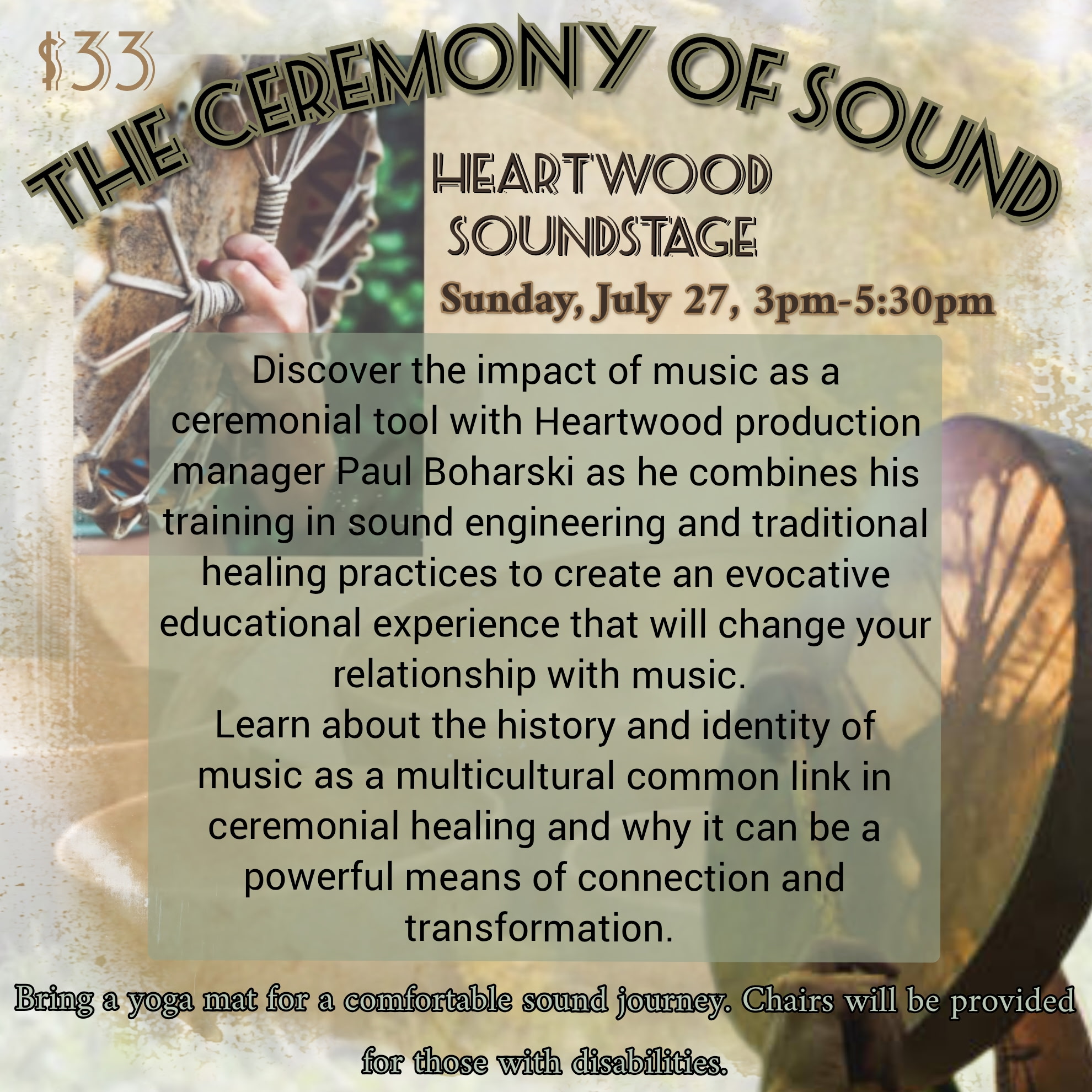 ceremony of sound flyer