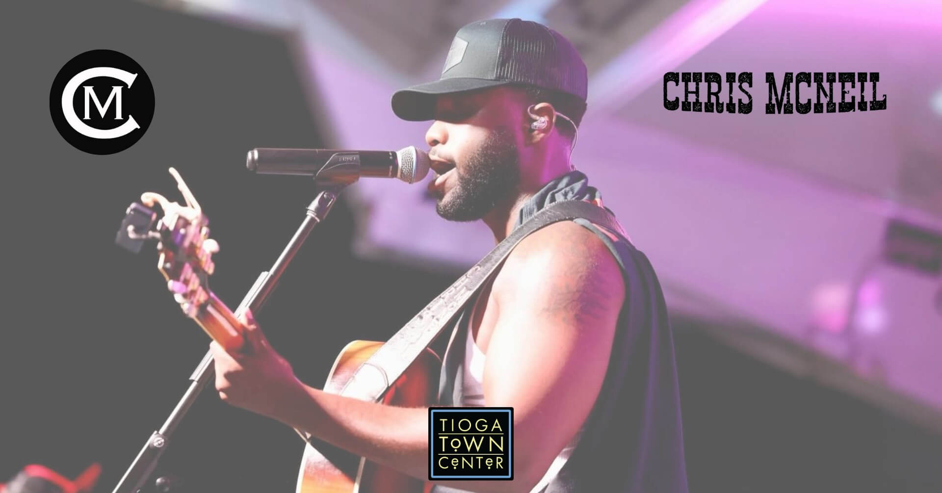 chris mcneil performing on stage
