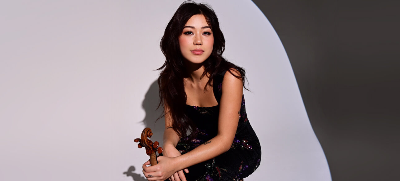 Poster for Violinist Claire Wells at the Phillips Center