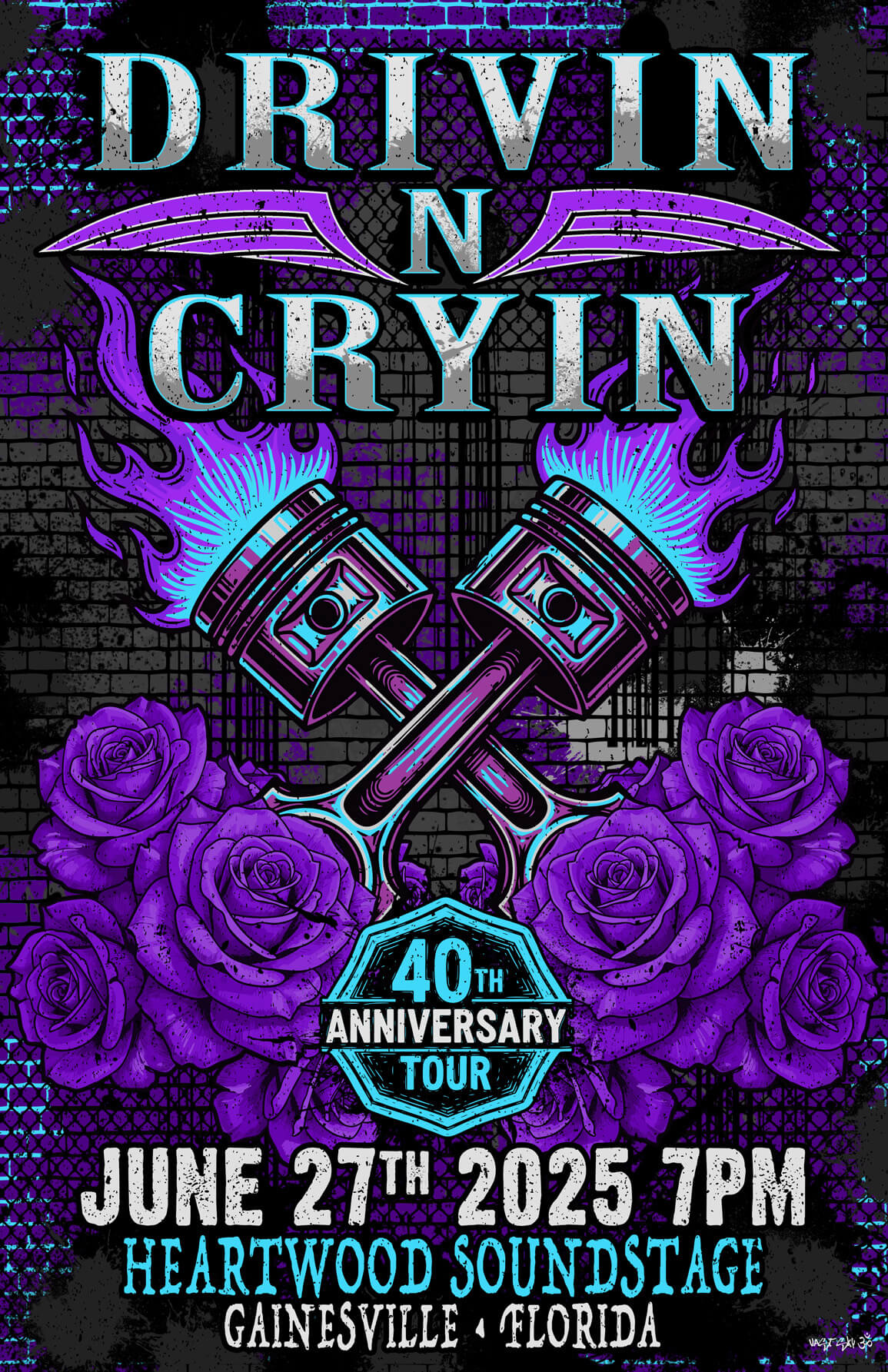 Drivin N Cryin show poster