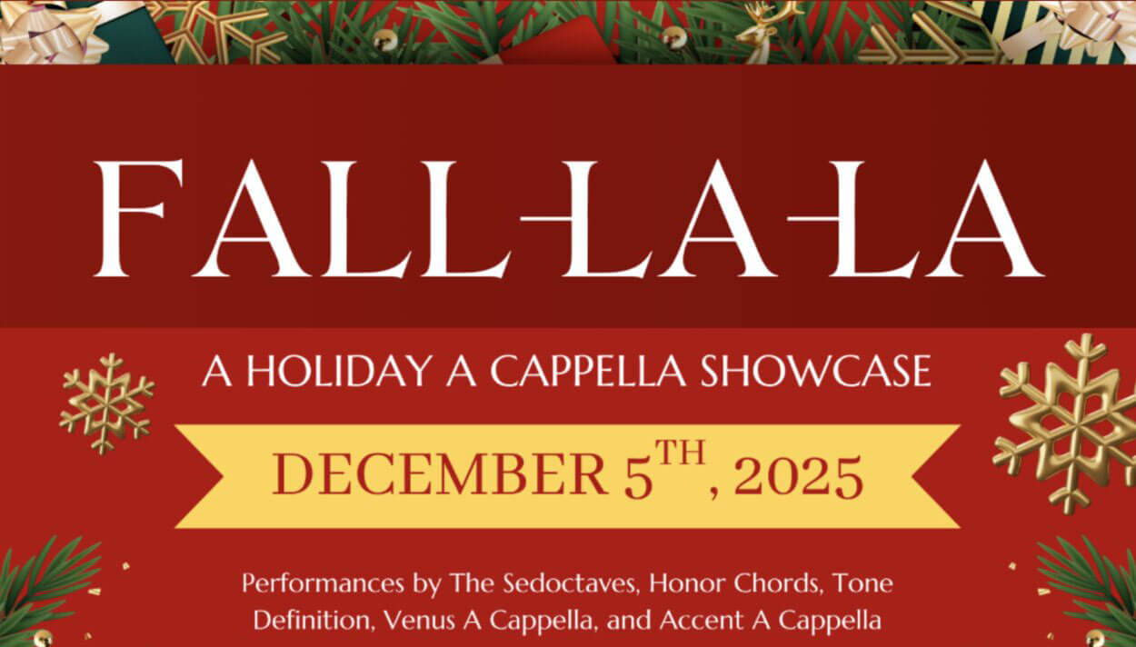 Fall-la-la A Cappella Showcase Poster