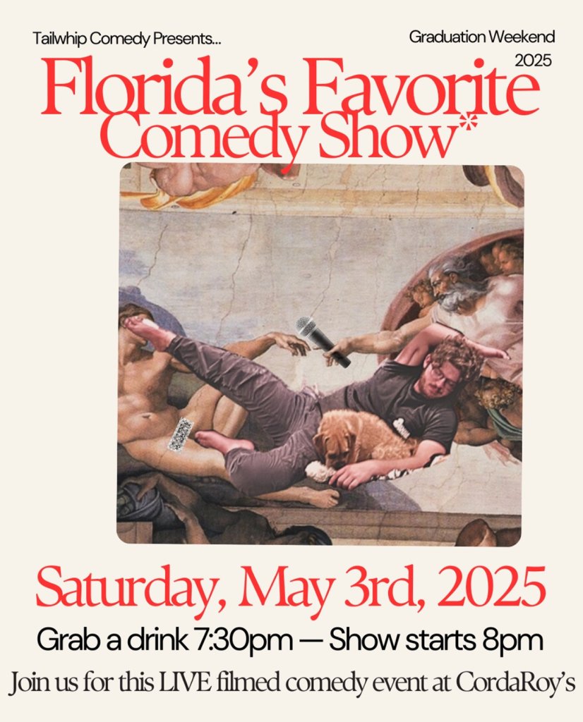 A comedian who fell asleep stretched out on the couch with his pup was photoshopped to look like he is now a part of Michelangelo’s “The Creation of Adam”
