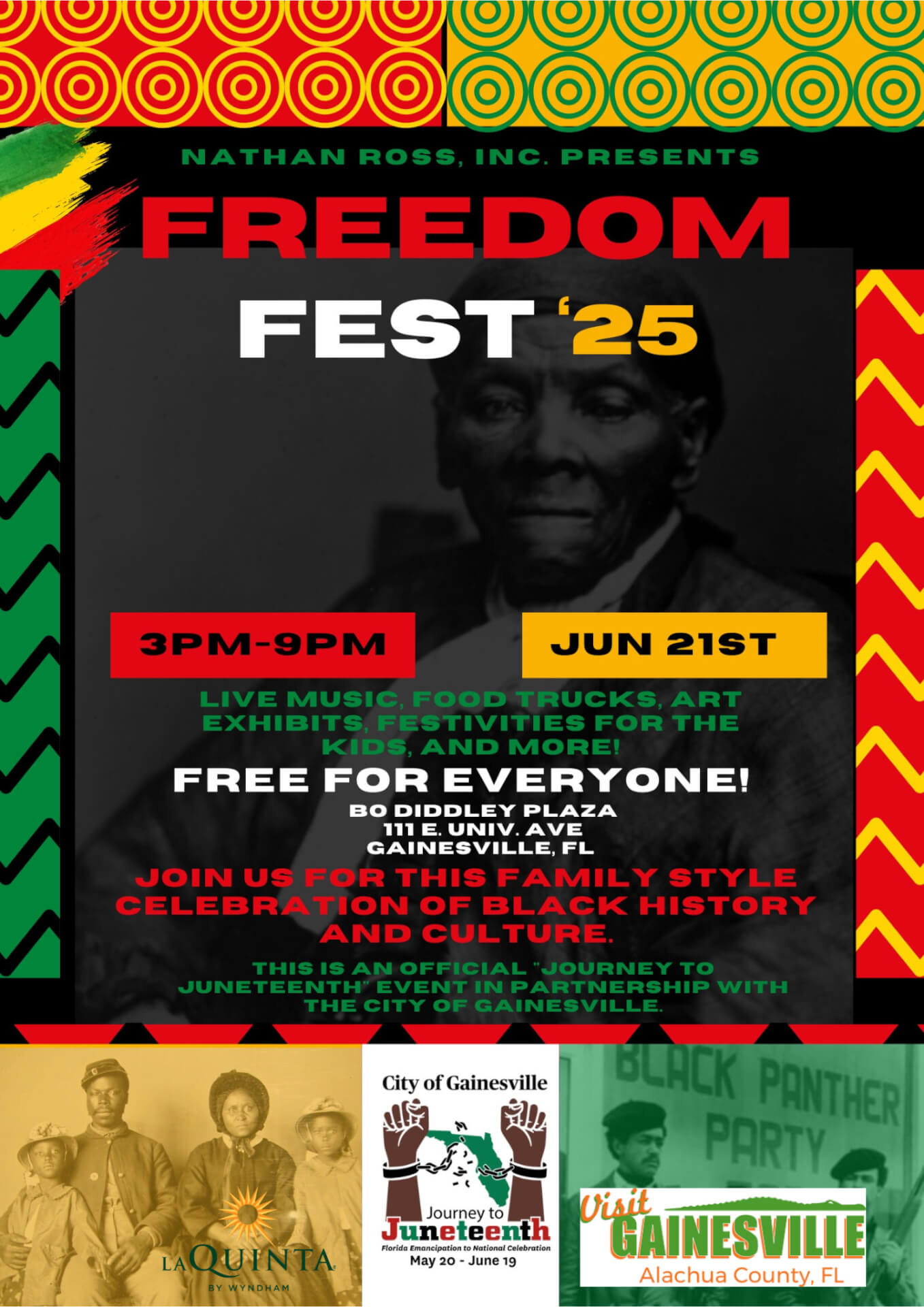 Freedom Fest 25 event poster