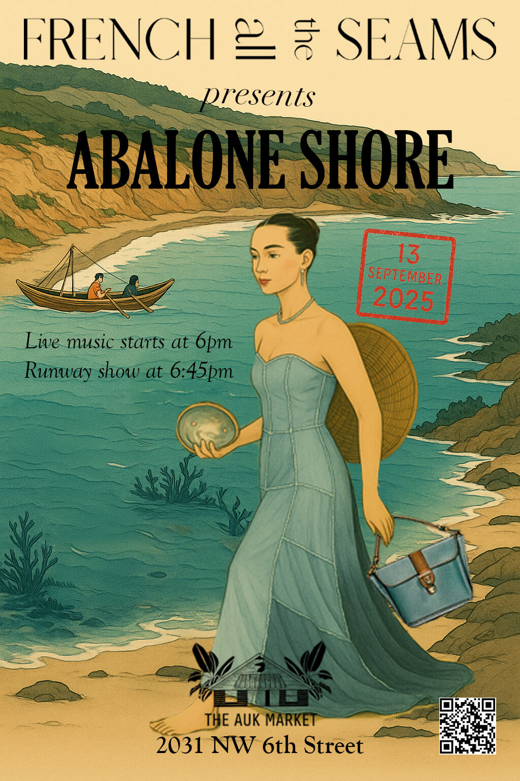 french all the seams presents abalone shore runway show