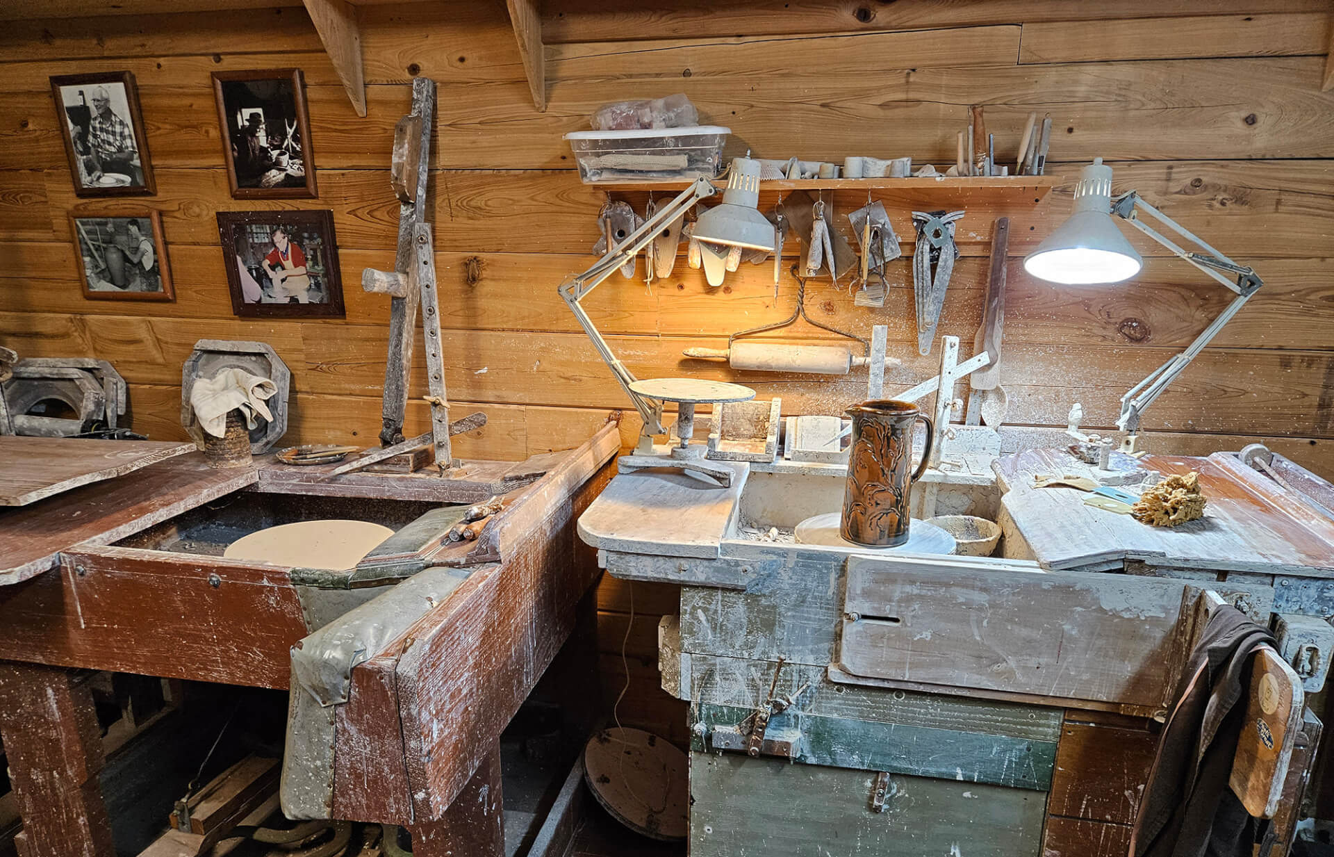 home studio for ceramics artist darrell adams