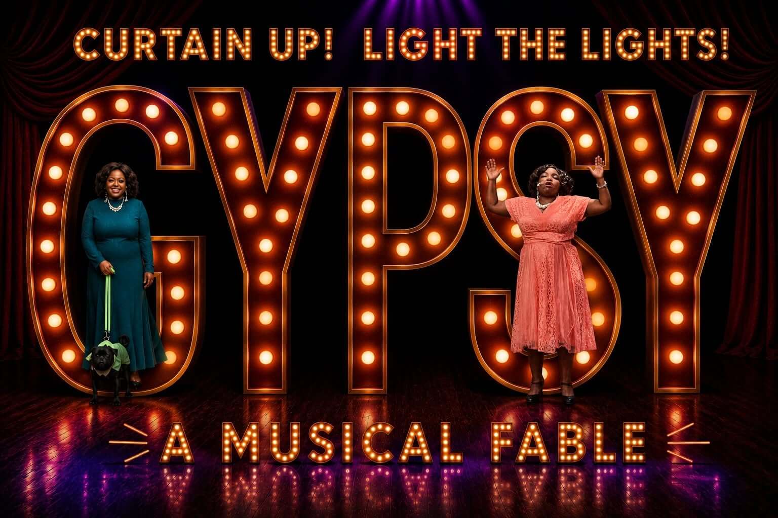 Poster for Gypsy: A Musical Fable at Star Center Theatre, August 7-9