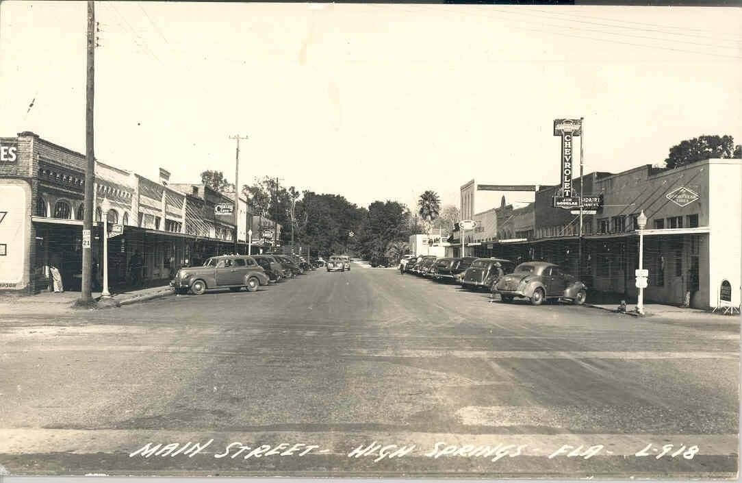 historic photo of high springs