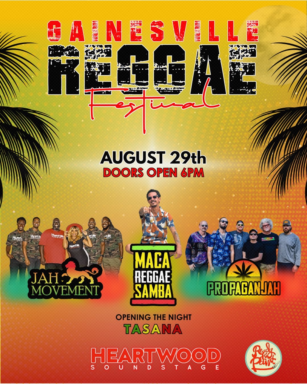 gainesville reggae festival poster