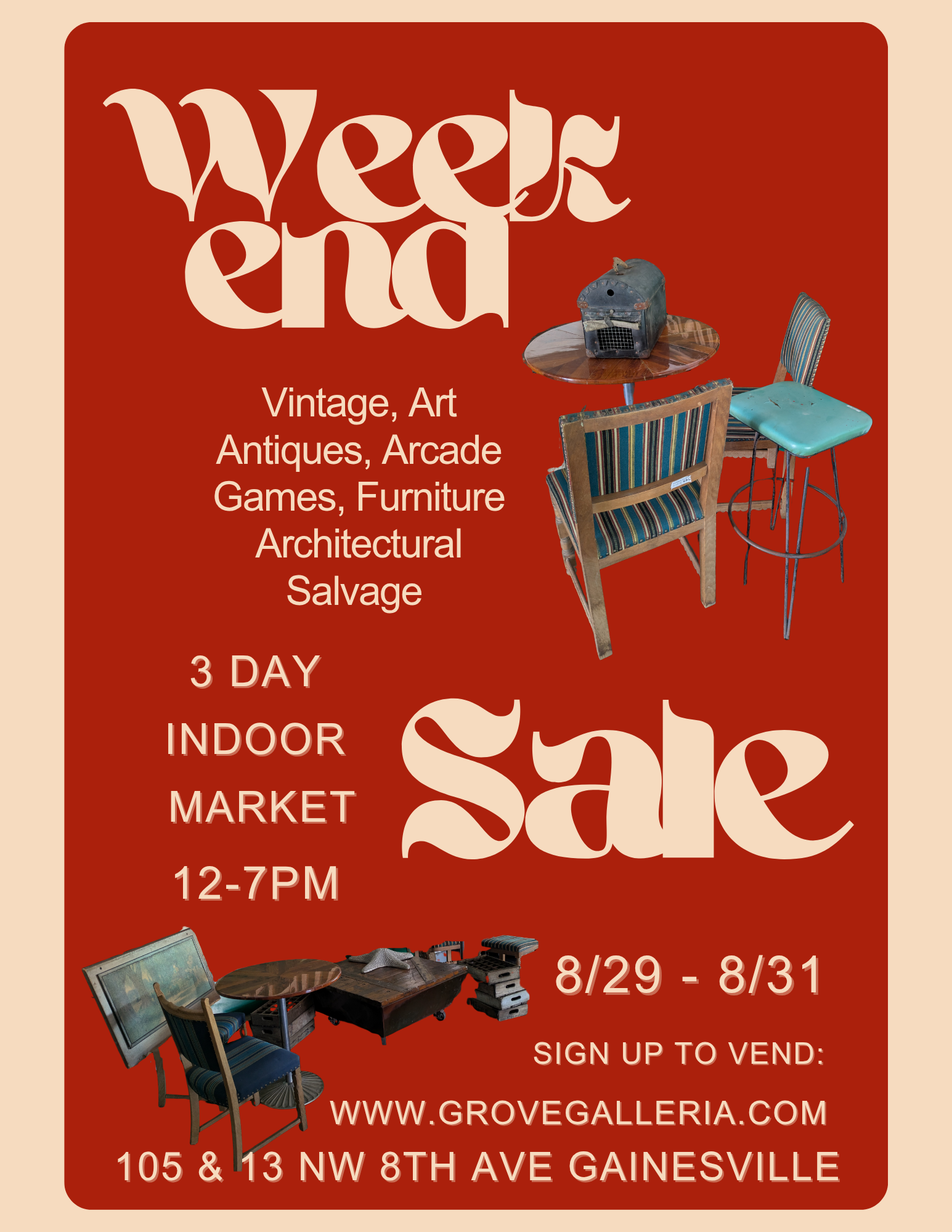 weekend sale poster