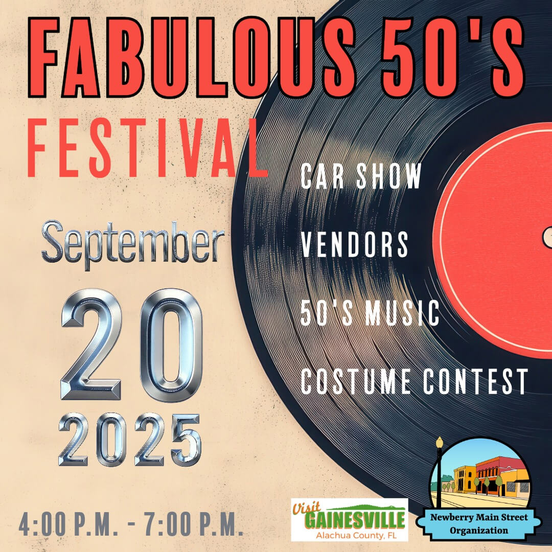 fabulous 50s festival flyer