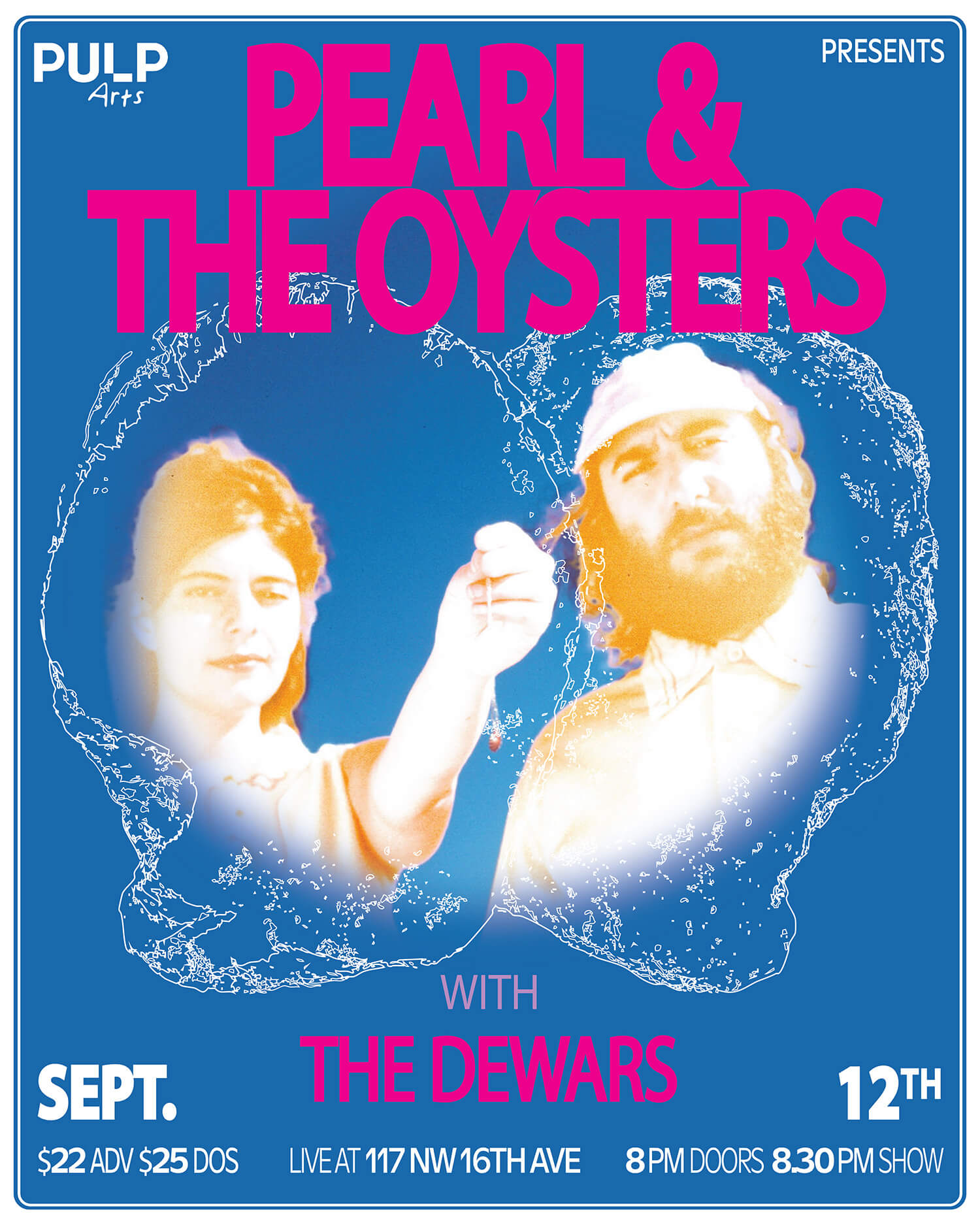 music poster for pearl and the oysters