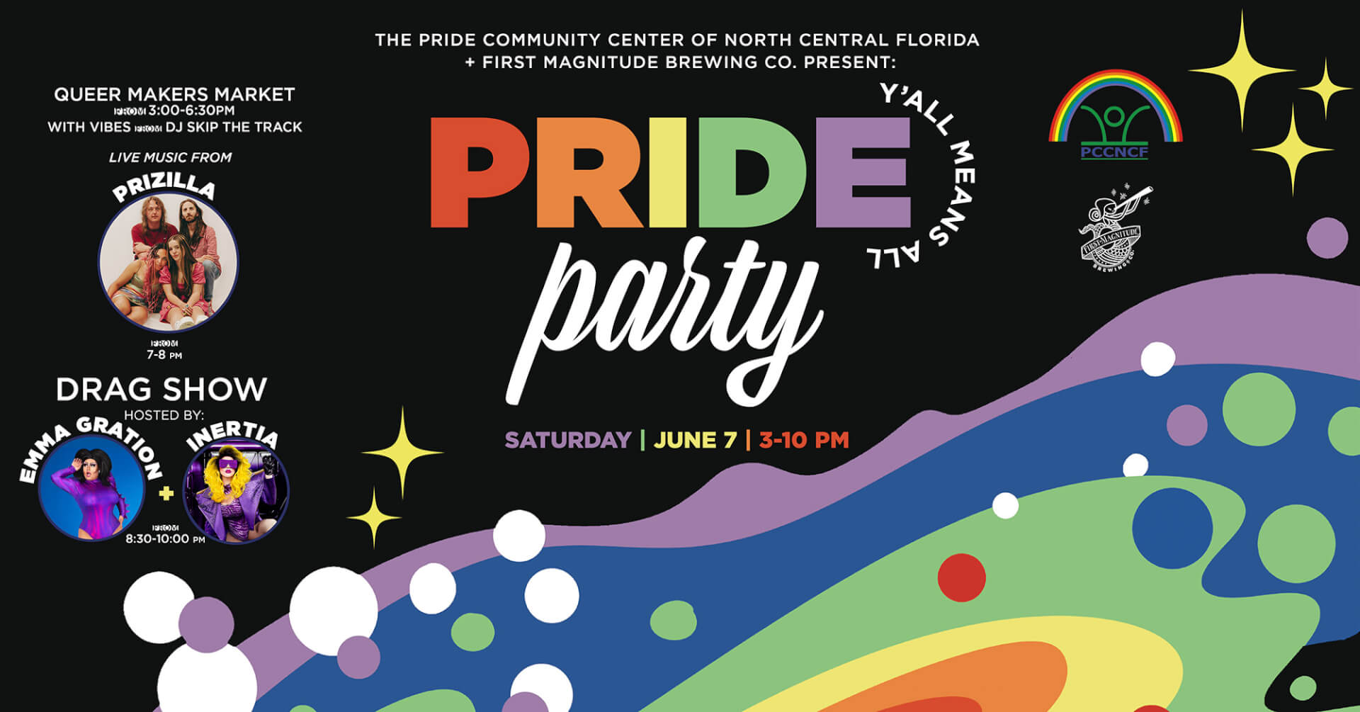 pride party at first magnitude