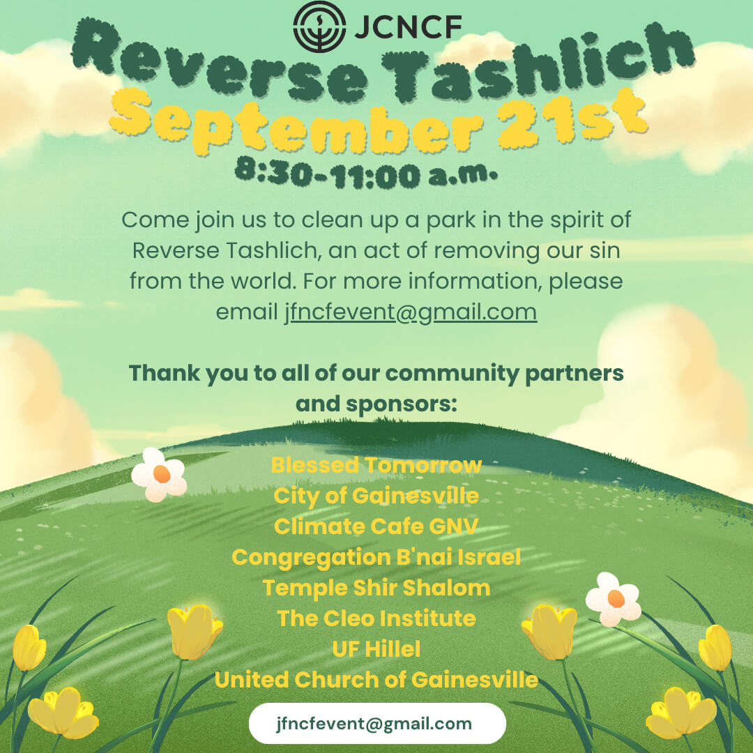 reverse tashlich interfaith park cleanup