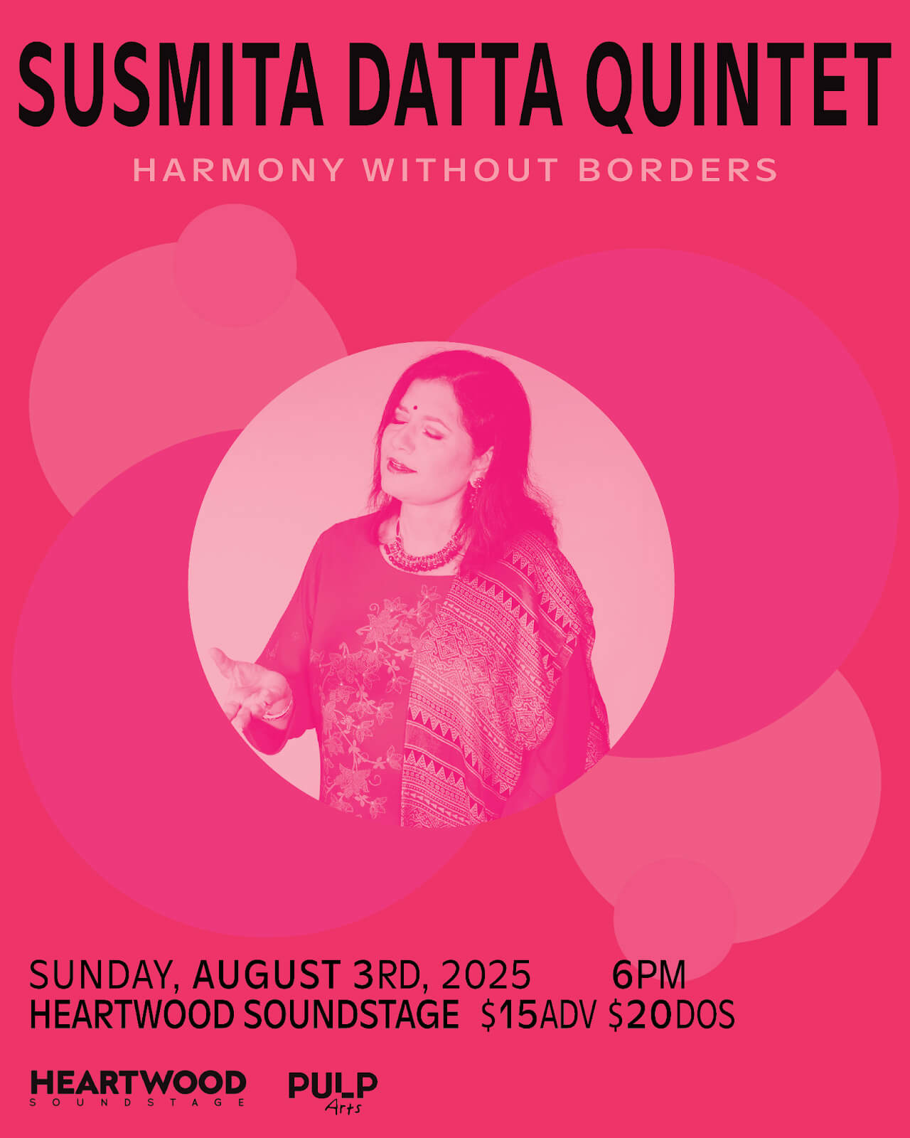 Music flyer for Susmita Datta