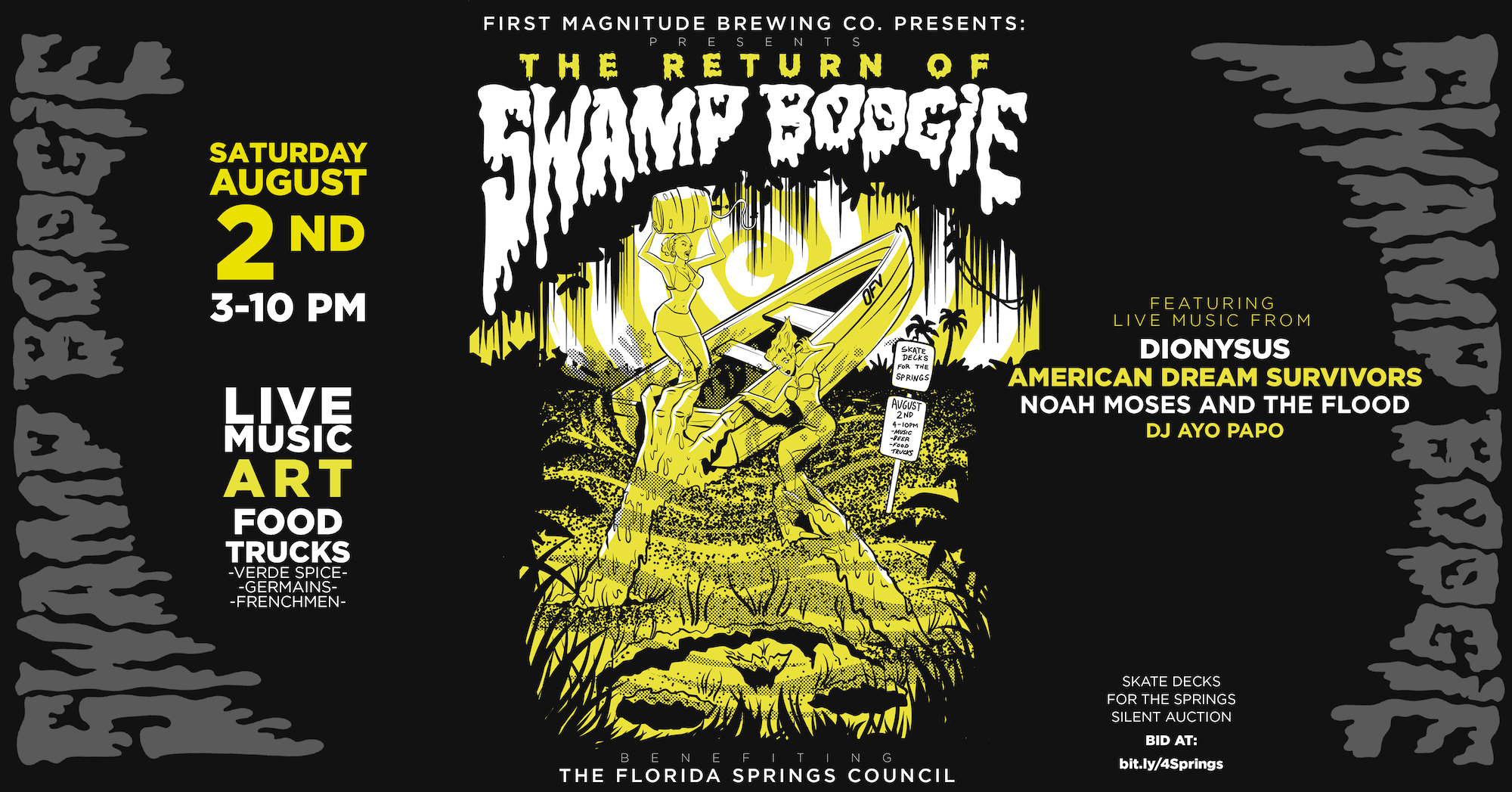 swamp boogie event flyer
