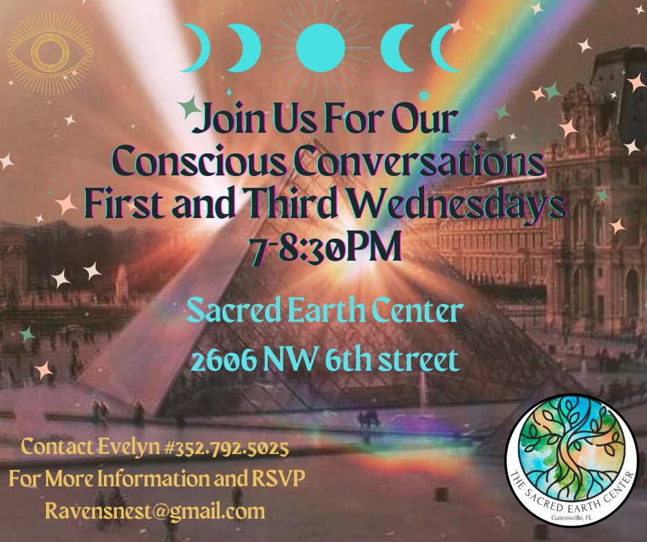 Event flyer for conscious conversation event